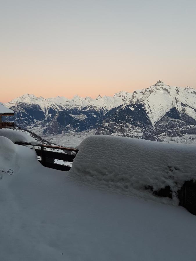 Studios Bellevue 1 Et 2, Ski Lift 150M Veysonnaz Exterior foto